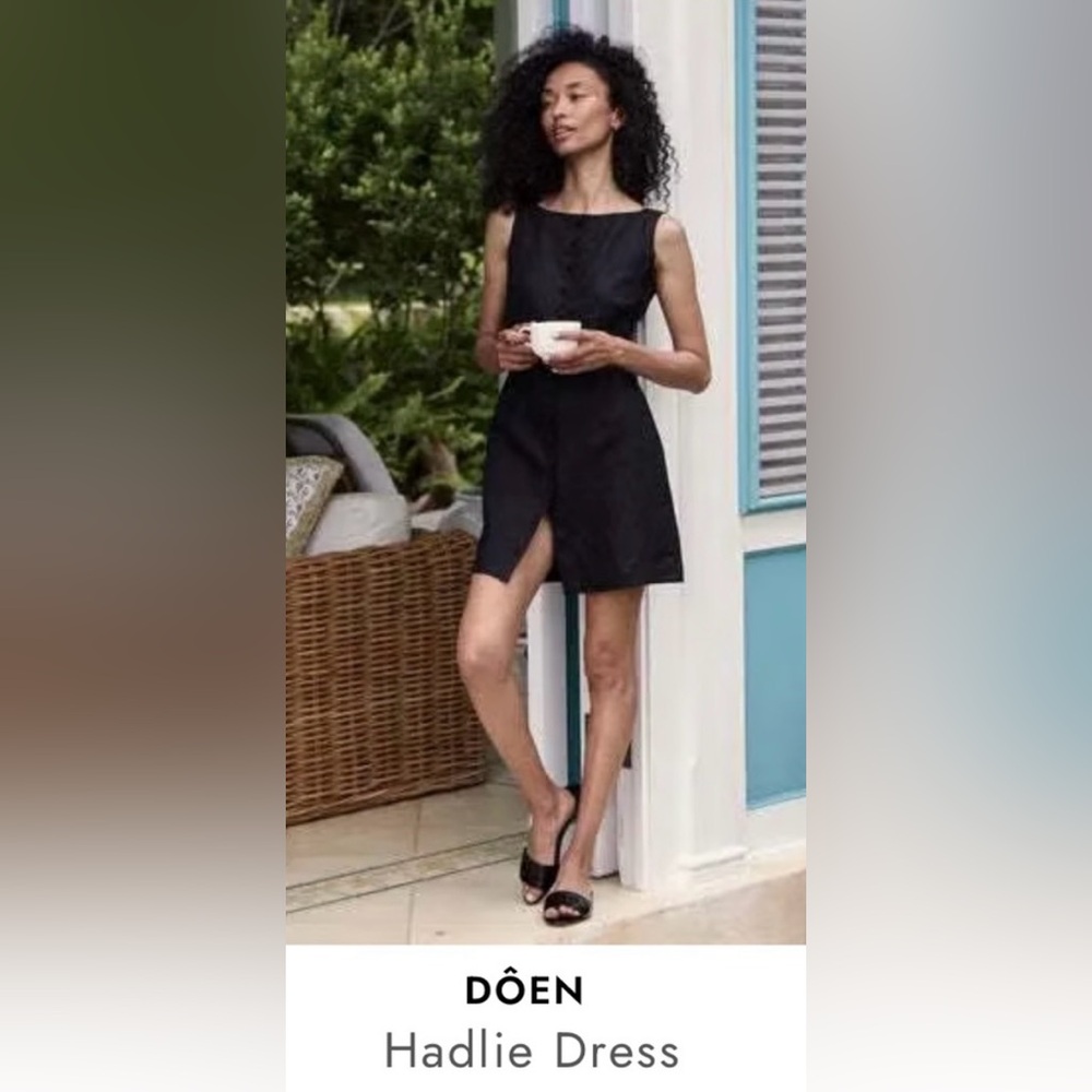 Doen Black Mini Dress